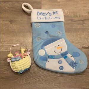 Christmas stocking & ornament